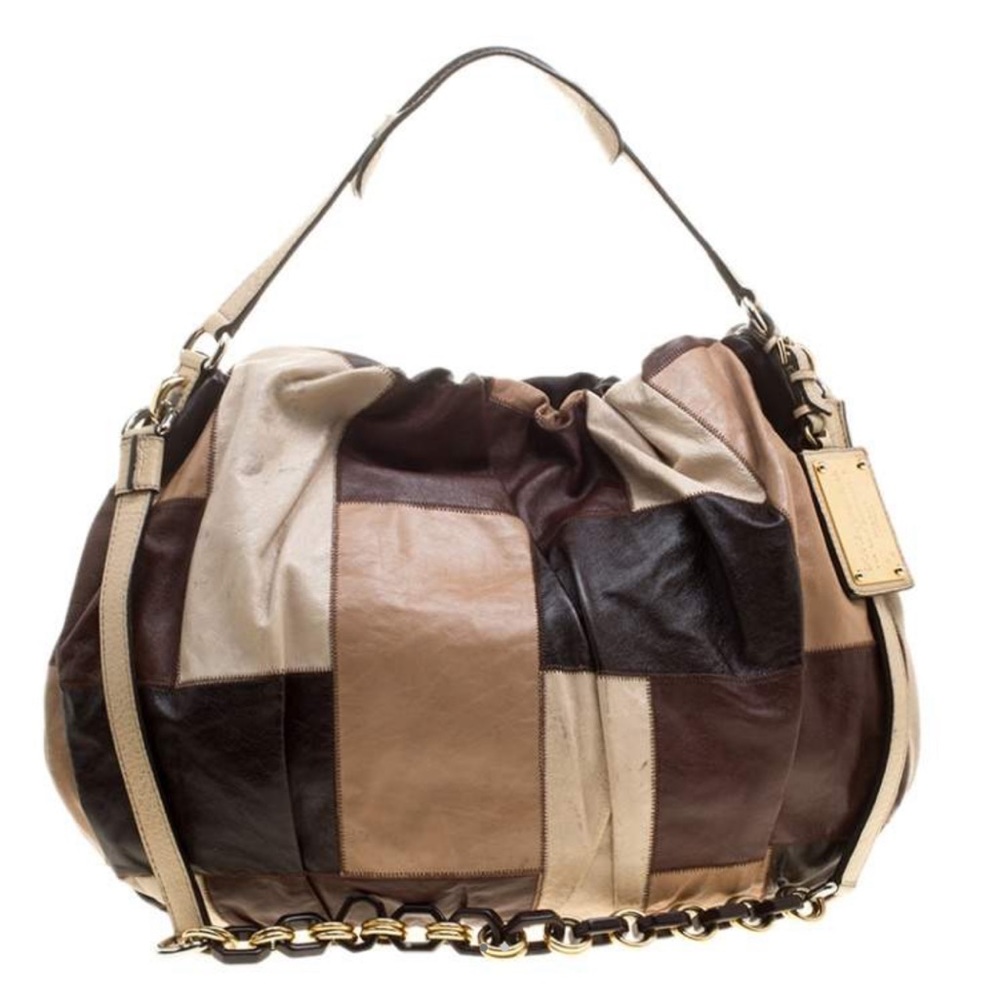 Vintage 70’s Dolce and Gabbana multicolored patchwork leatherMiss day and night - Picture 3 of 16